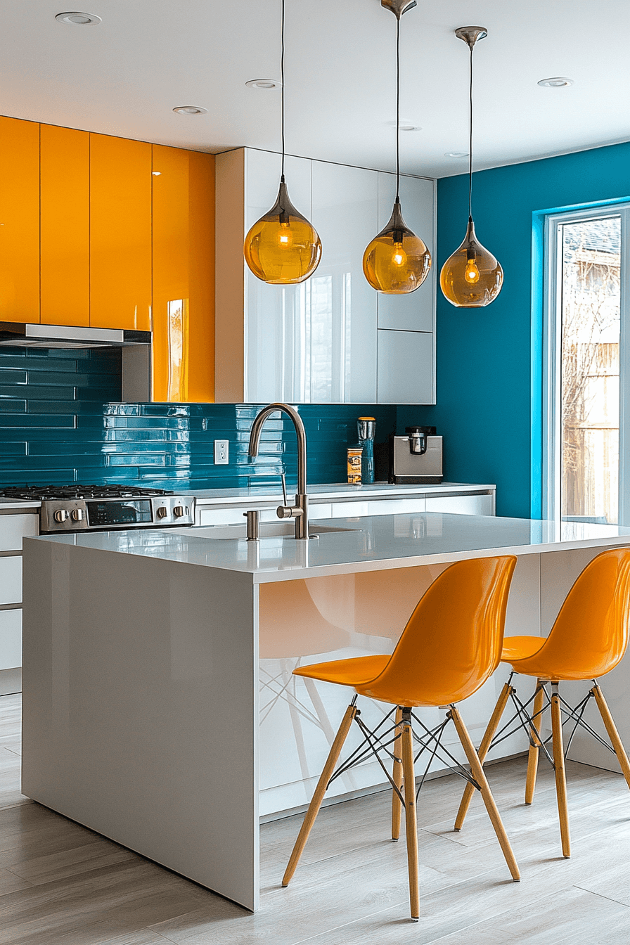 29 High Gloss Kitchen Cabinets That Shine with Style and Sophistication 7 high gloss kitchen cabinets
