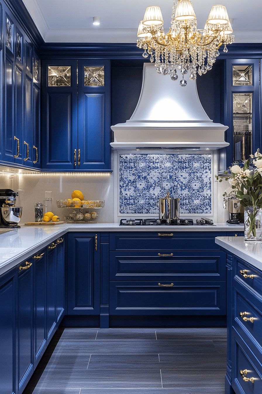 29 Blue and White Kitchen Cabinets That Bring Fresh Style and Lasting Charm 7 blue and white kitchen cabinets
