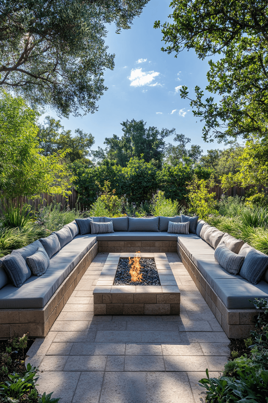 outside firepit ideas