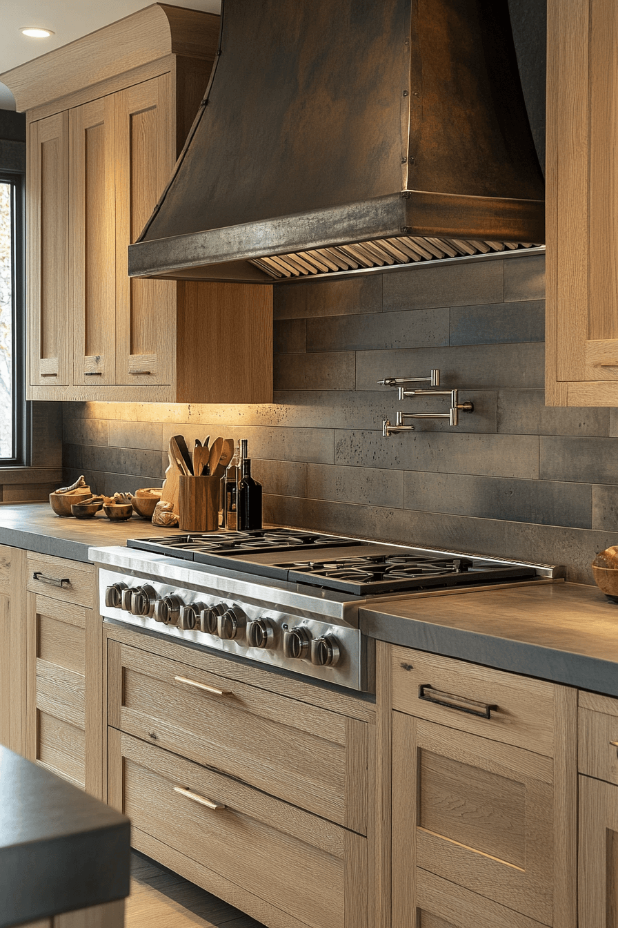 light oak kitchen cabinets
