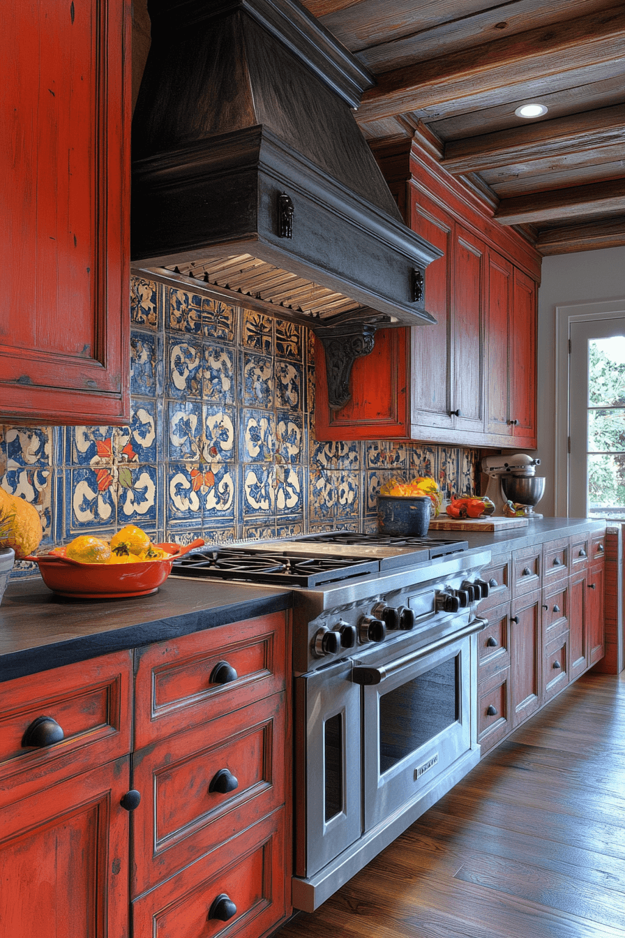 29 Terracotta Kitchen Cabinets That Warm Your Home with Rustic Charm 7 terracotta kitchen cabinets