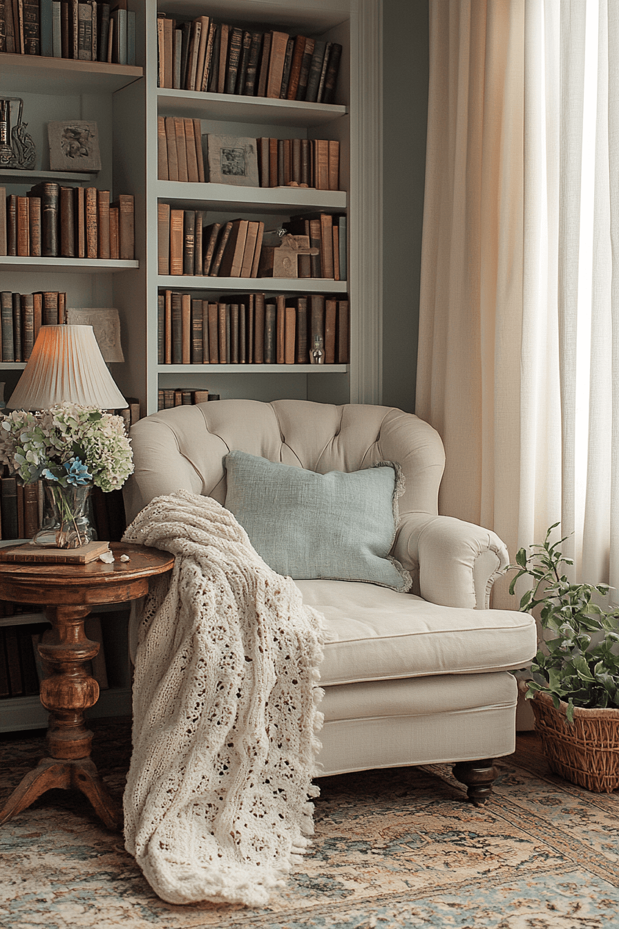 29 Granny Chic Living Rooms That Overflow with Charm and Cozy Style 7 granny chic living room