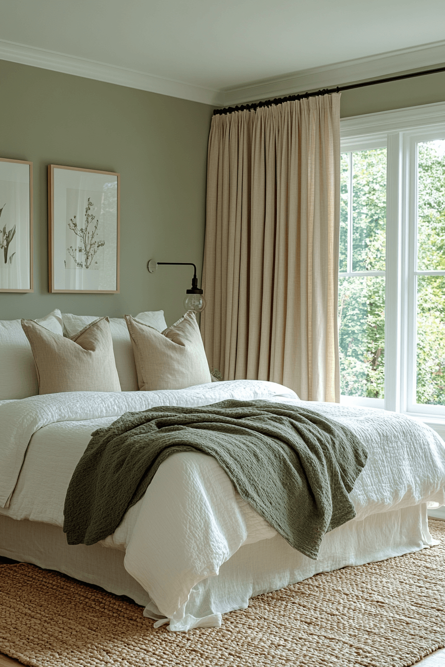 Beige And Green Bedroom Ideas