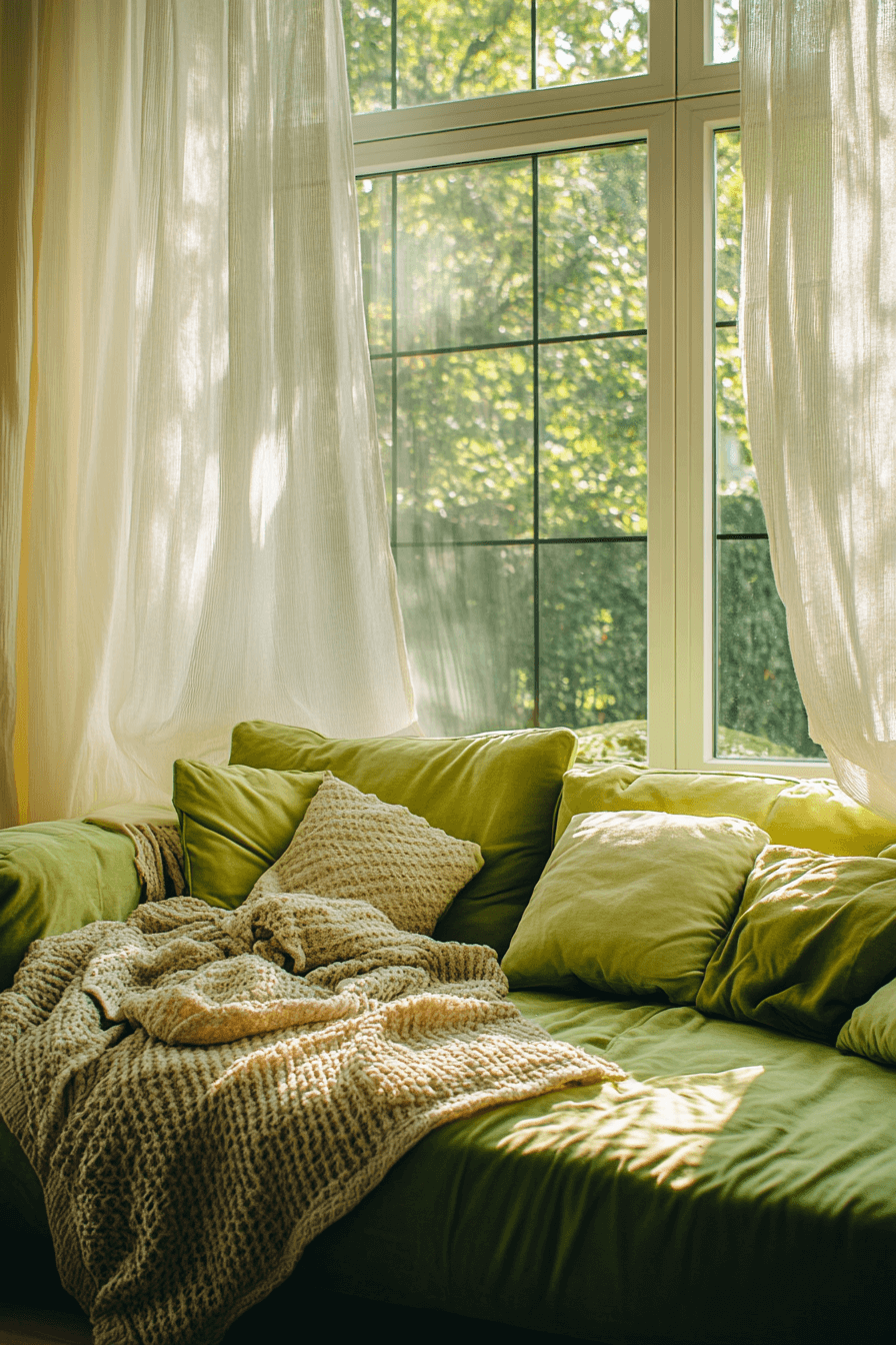 29 Green Couch Living Room Ideas That Bring Fresh Energy and Timeless Style 7 green couch living room ideas