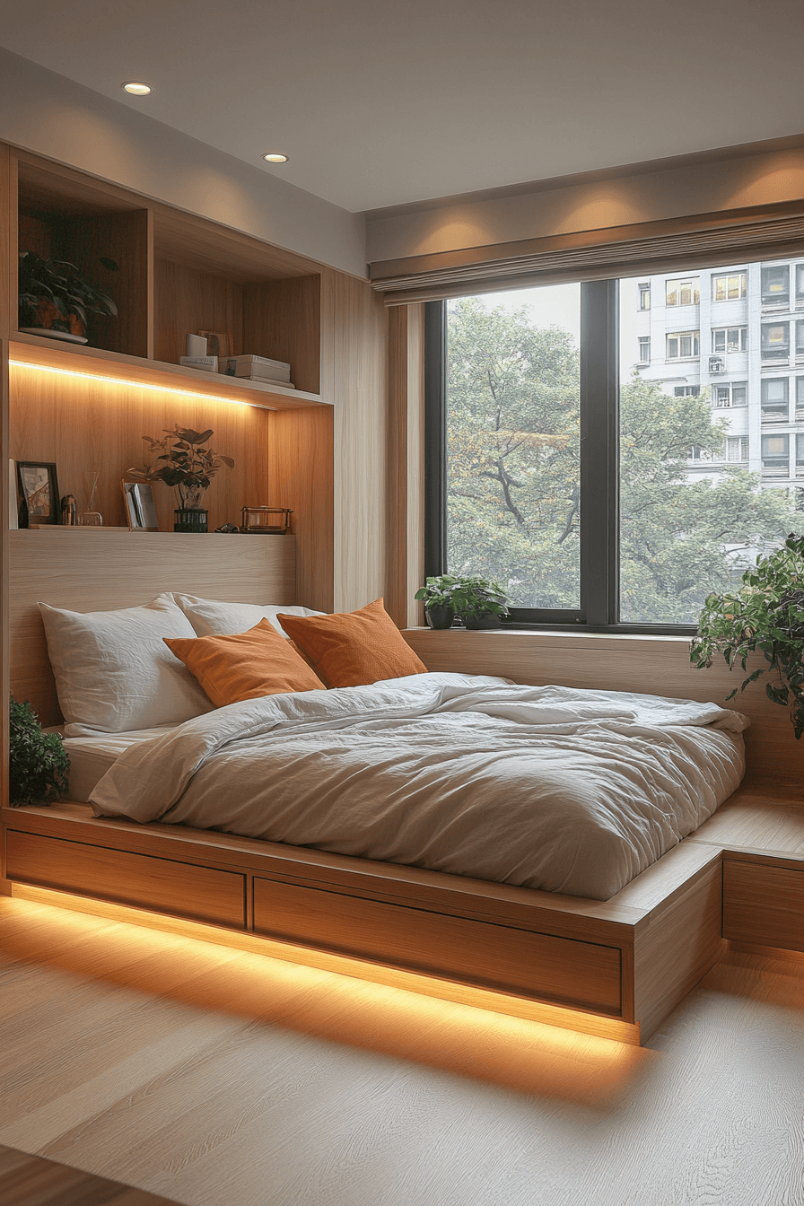 japandi small bedroom