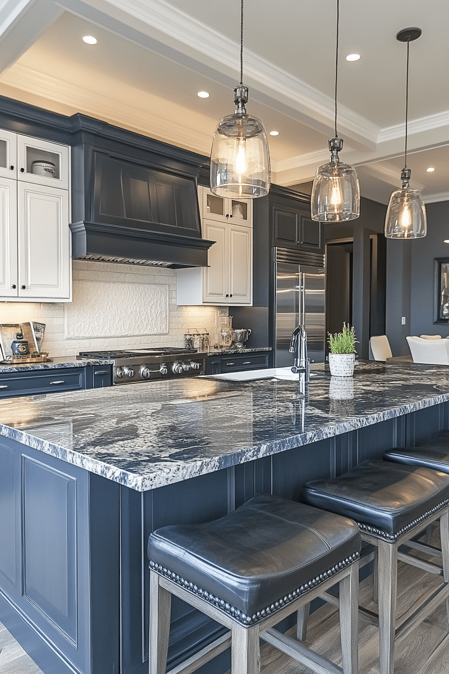 29 Blue Grey Kitchen Cabinets That Bring Cool Elegance and Everyday Comfort 8 blue grey kitchen cabinets