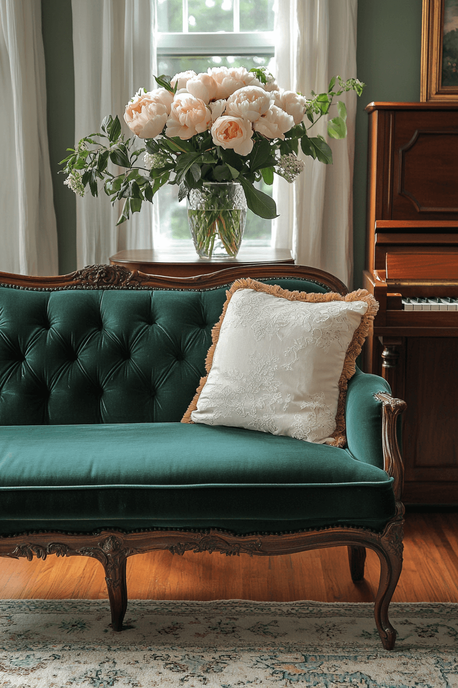 29 Green Couch Living Room Ideas That Bring Fresh Energy and Timeless Style 8 green couch living room ideas