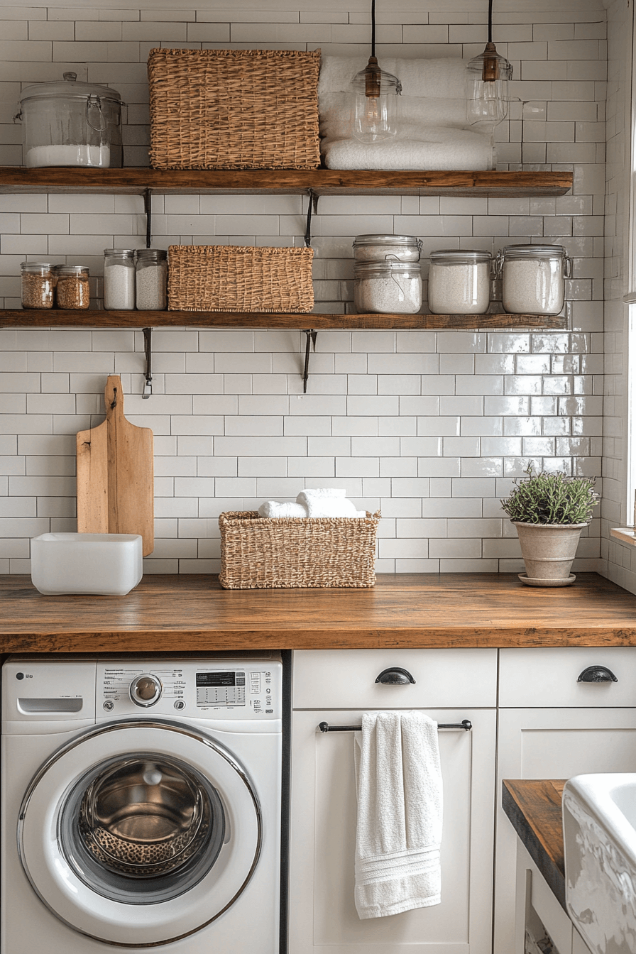 farmhouse laundry room