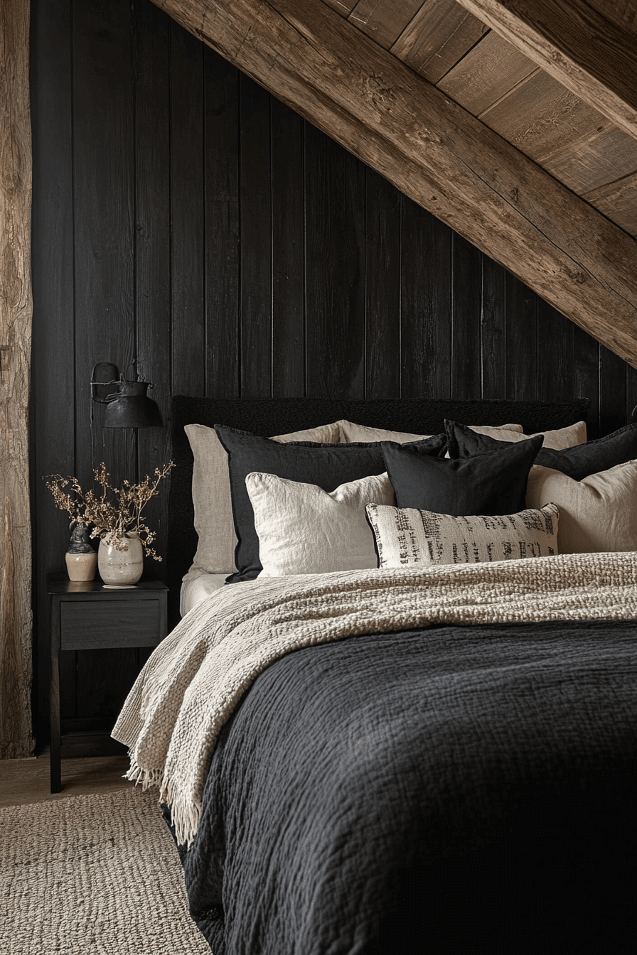dark cottagecore bedroom