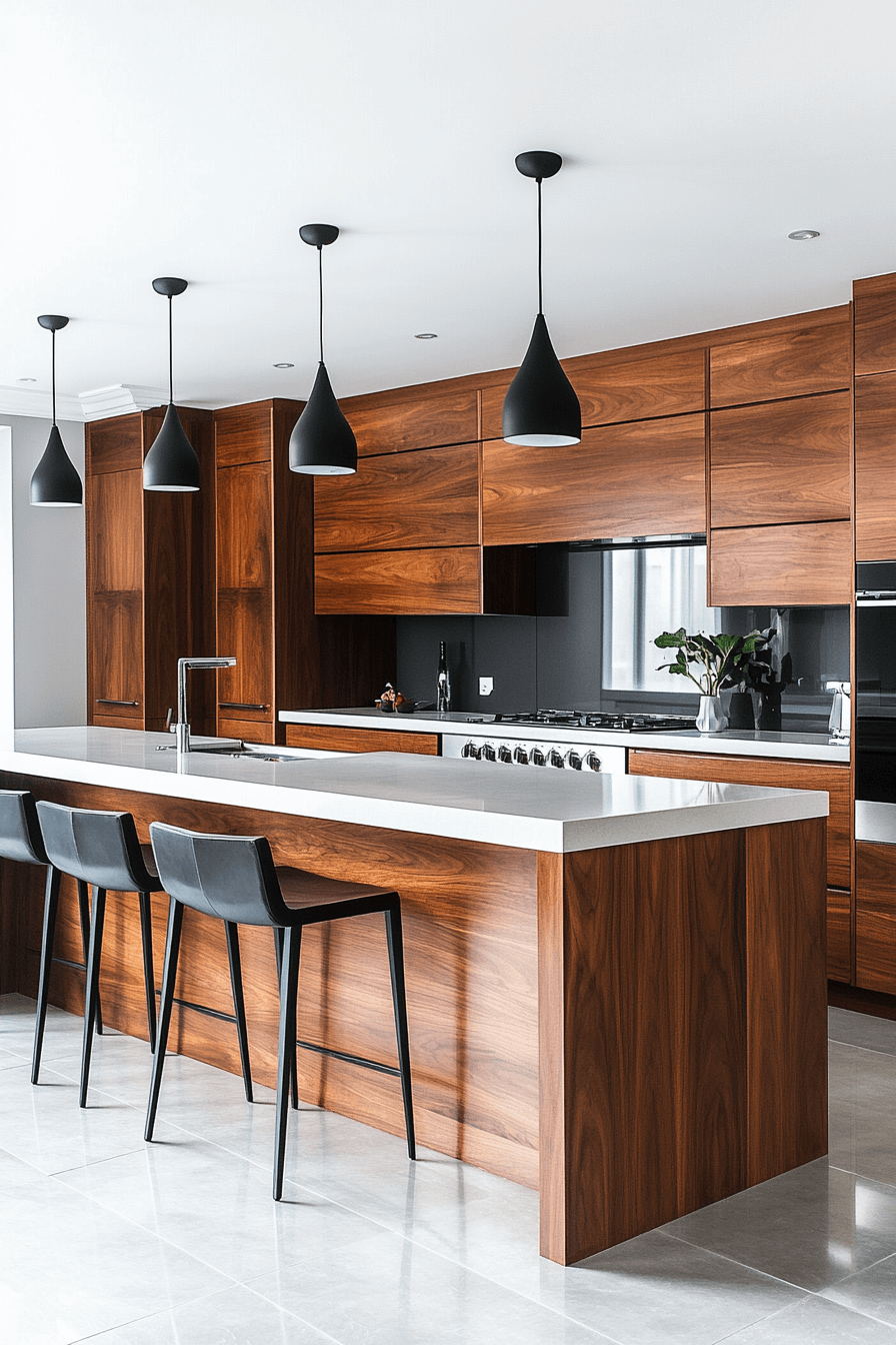 cherry wood kitchen cabinets