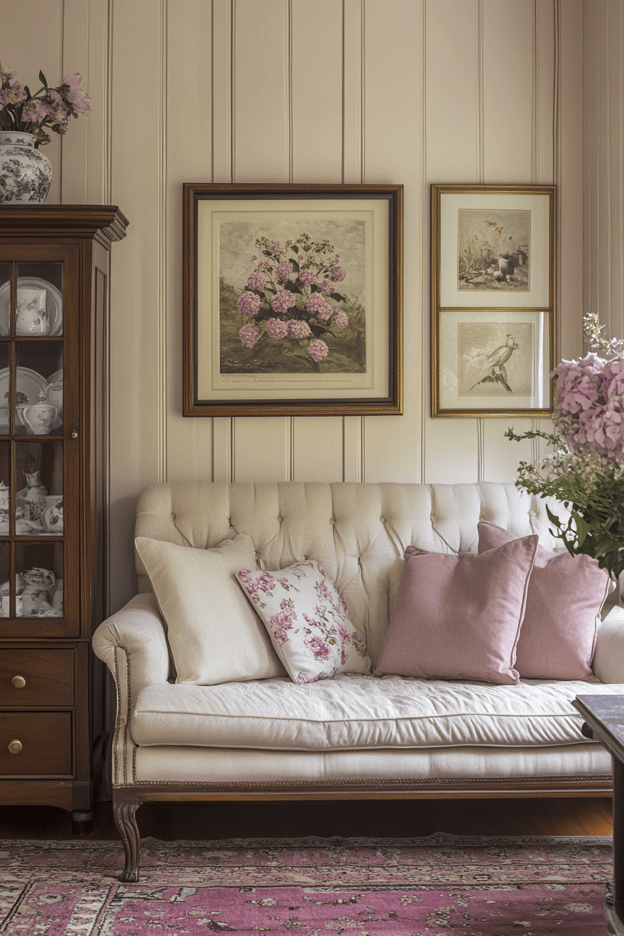 29 Granny Chic Living Rooms That Overflow with Charm and Cozy Style 9 granny chic living room