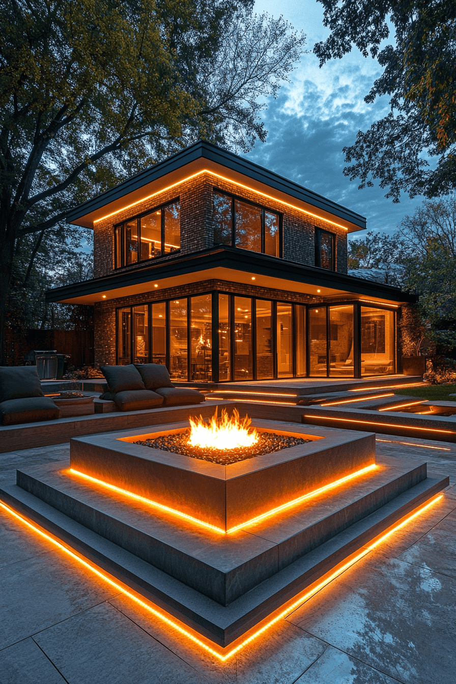 outside firepit ideas