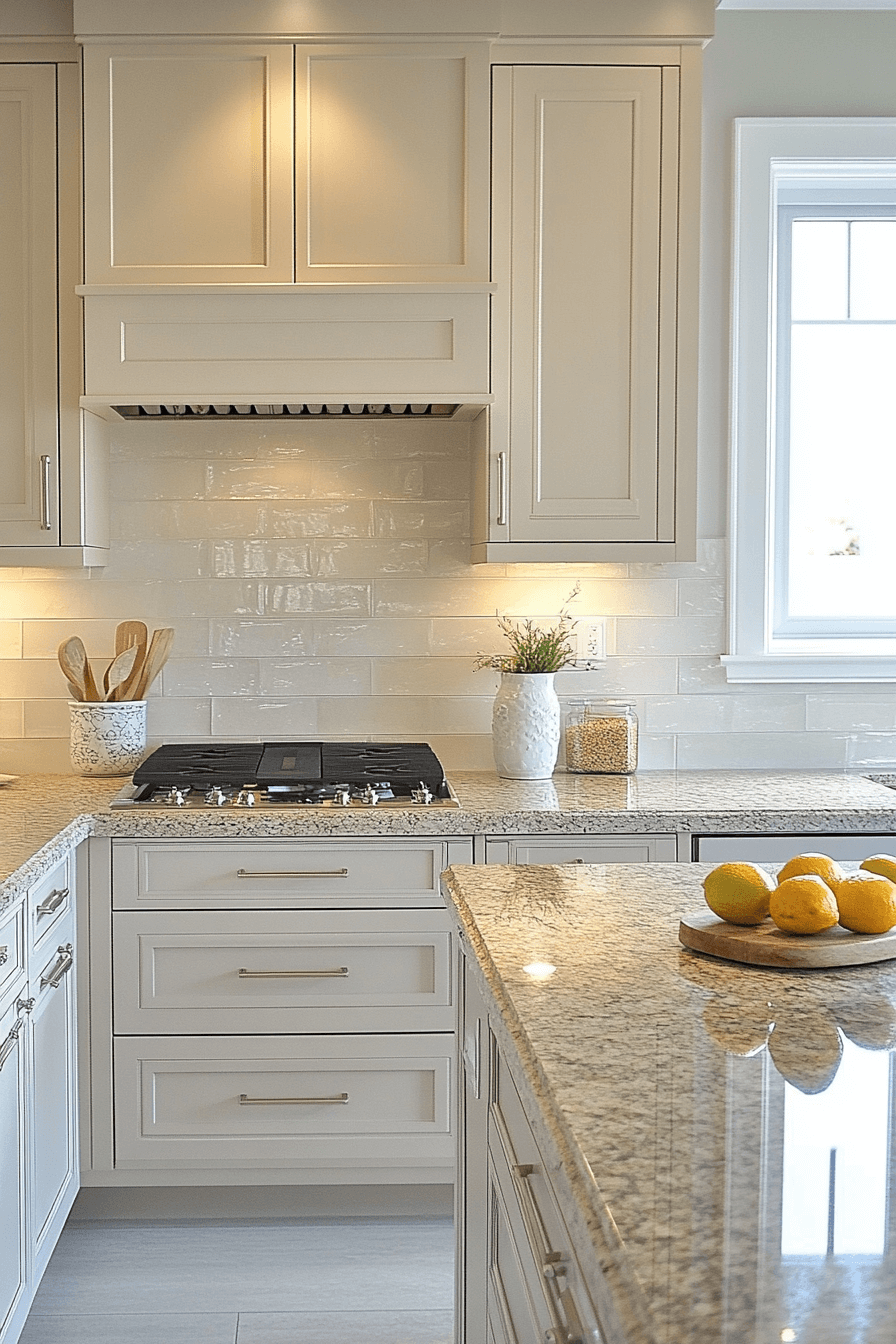 brown granite countertops