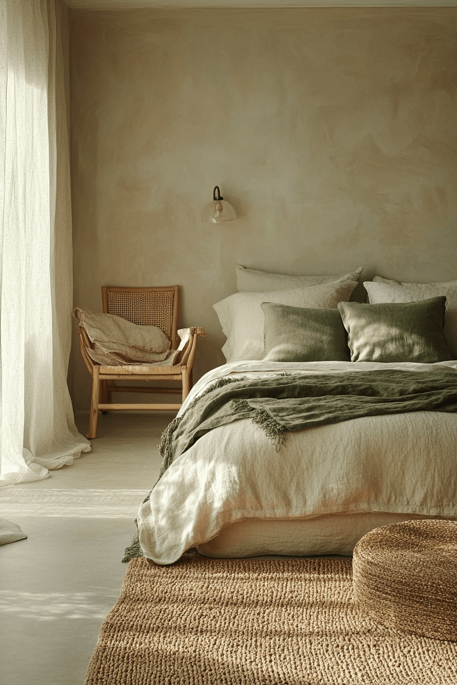 Beige And Green Bedroom Ideas