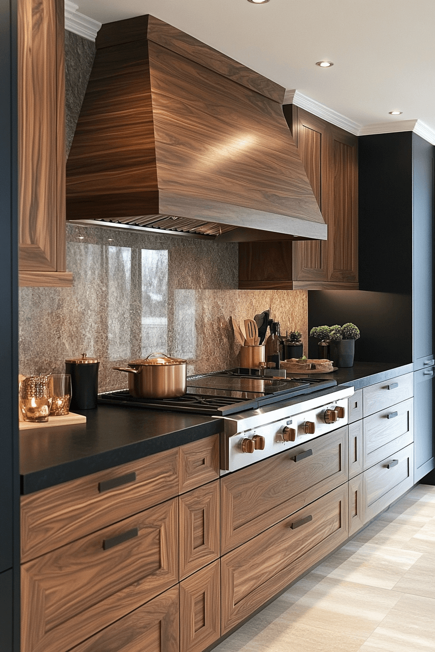 29 Dark Walnut Kitchen Cabinets That Bring Timeless Elegance and Charm 9 dark walnut kitchen cabinets