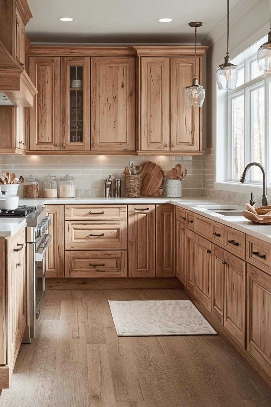 light oak kitchen cabinets