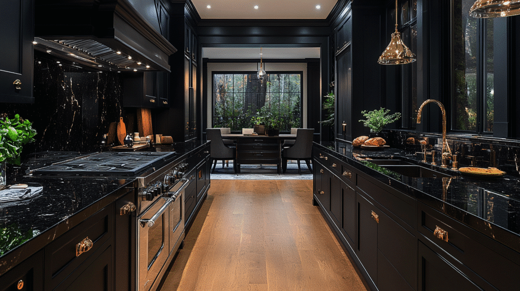 29 Black Granite Countertops That Bring Bold Sophistication to Your Kitchen