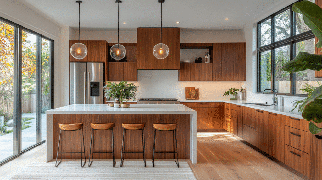 cherry wood kitchen cabinets