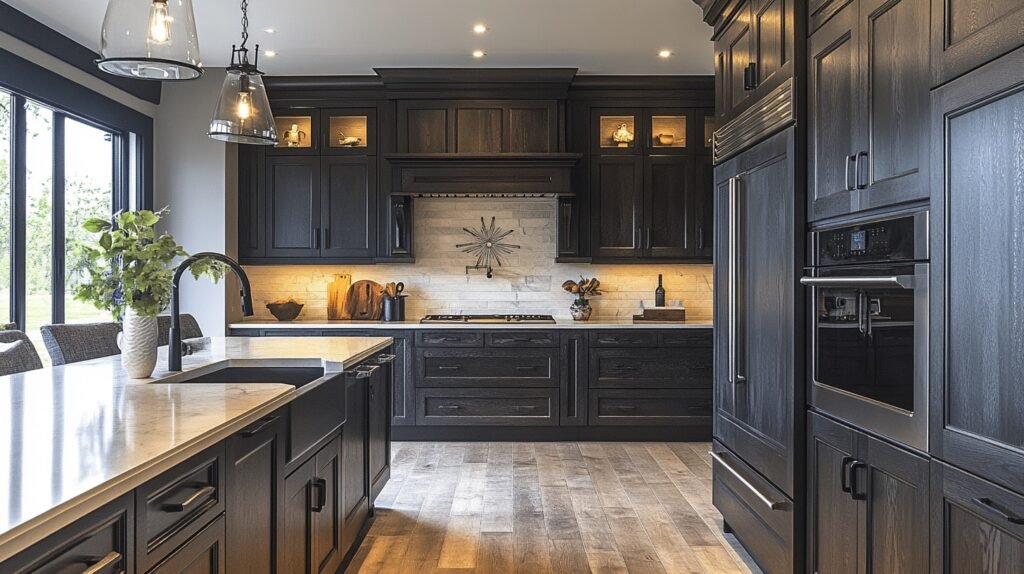 29 Dark Stained Kitchen Cabinets That Add Depth, Beauty, and Timeless Charm 60 dark stained kitchen cabinets