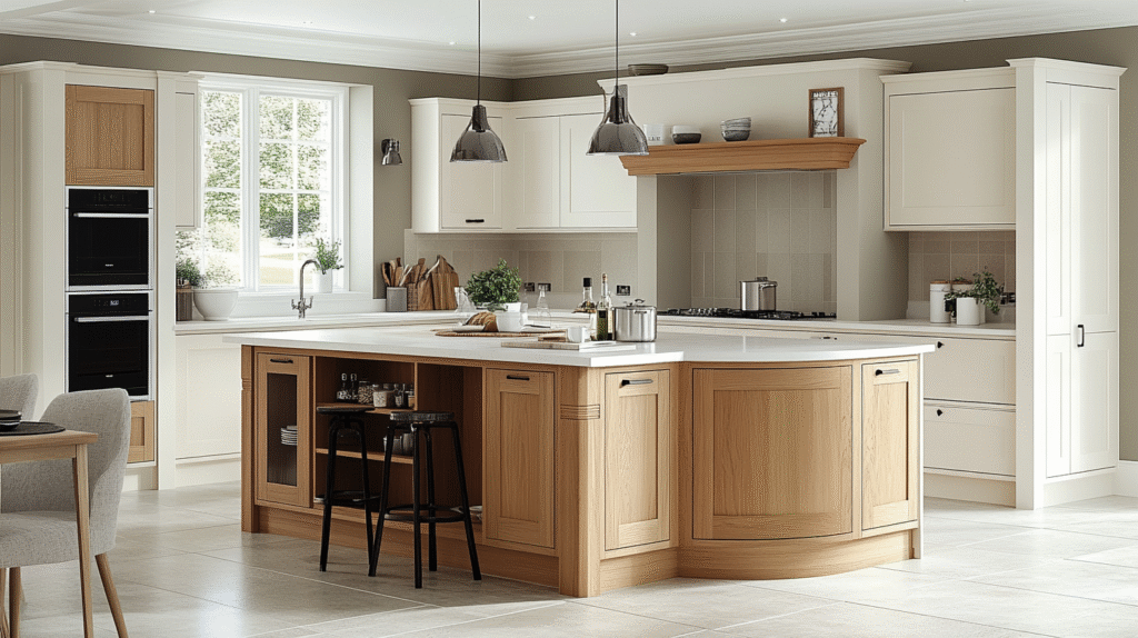 light oak kitchen cabinets