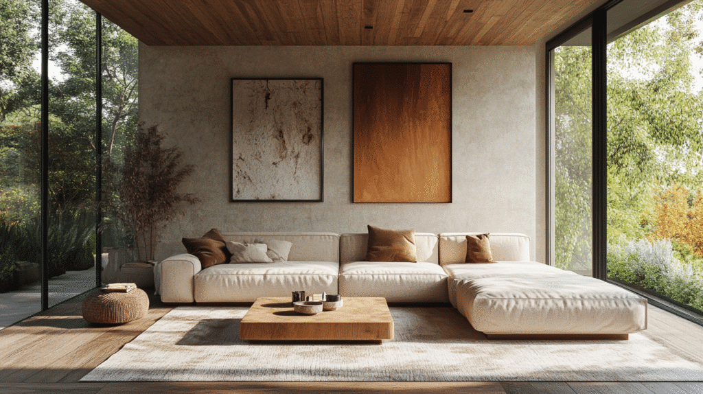 organic modern home decor