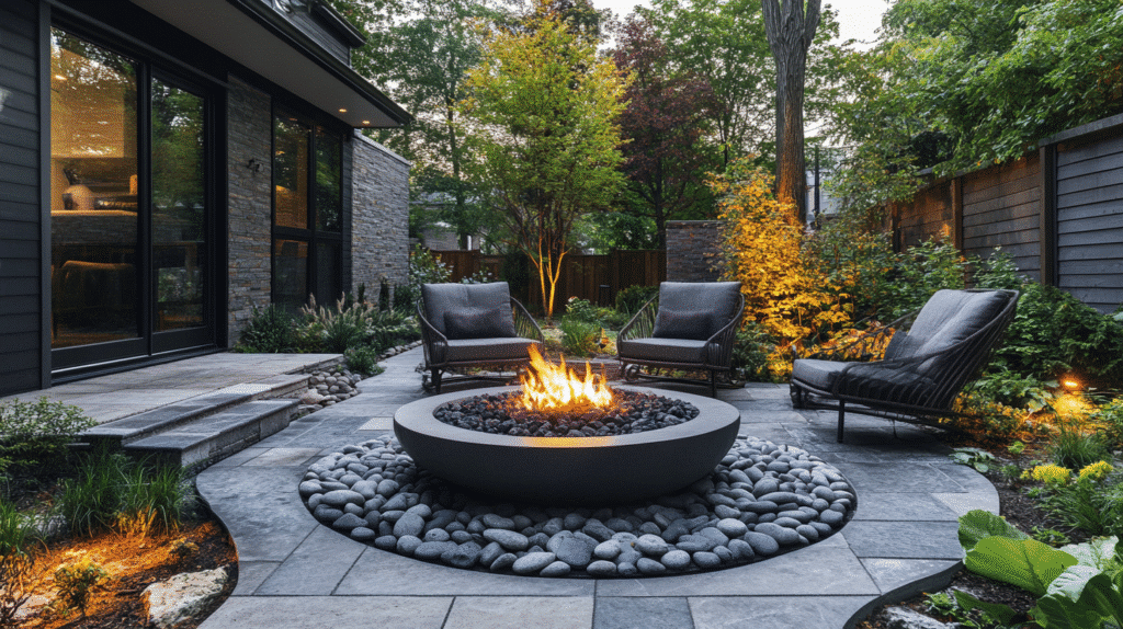 outside firepit ideas