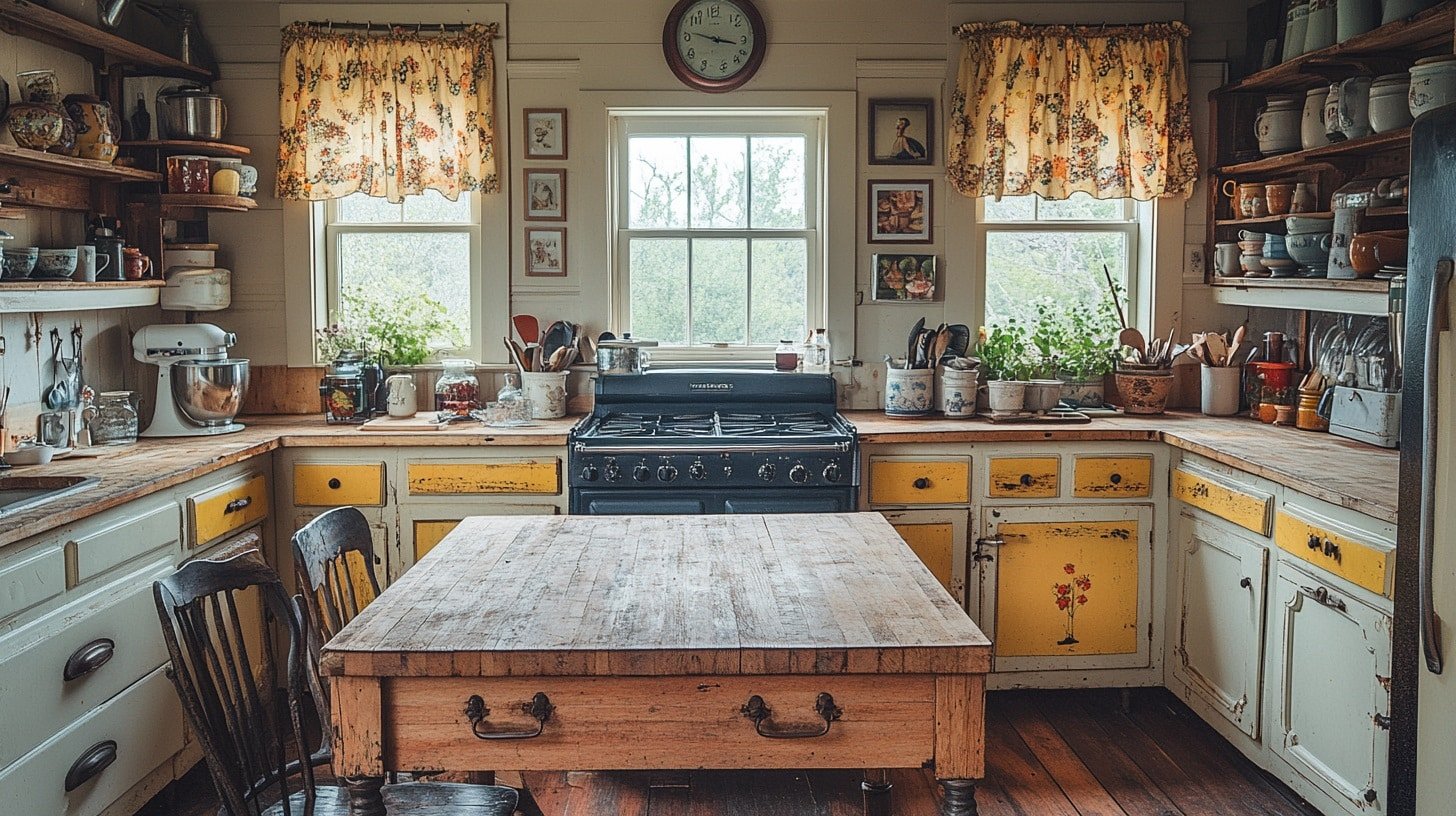 29 Vintage Kitchen Cabinets That Bring Character, Charm, And Timeless ...