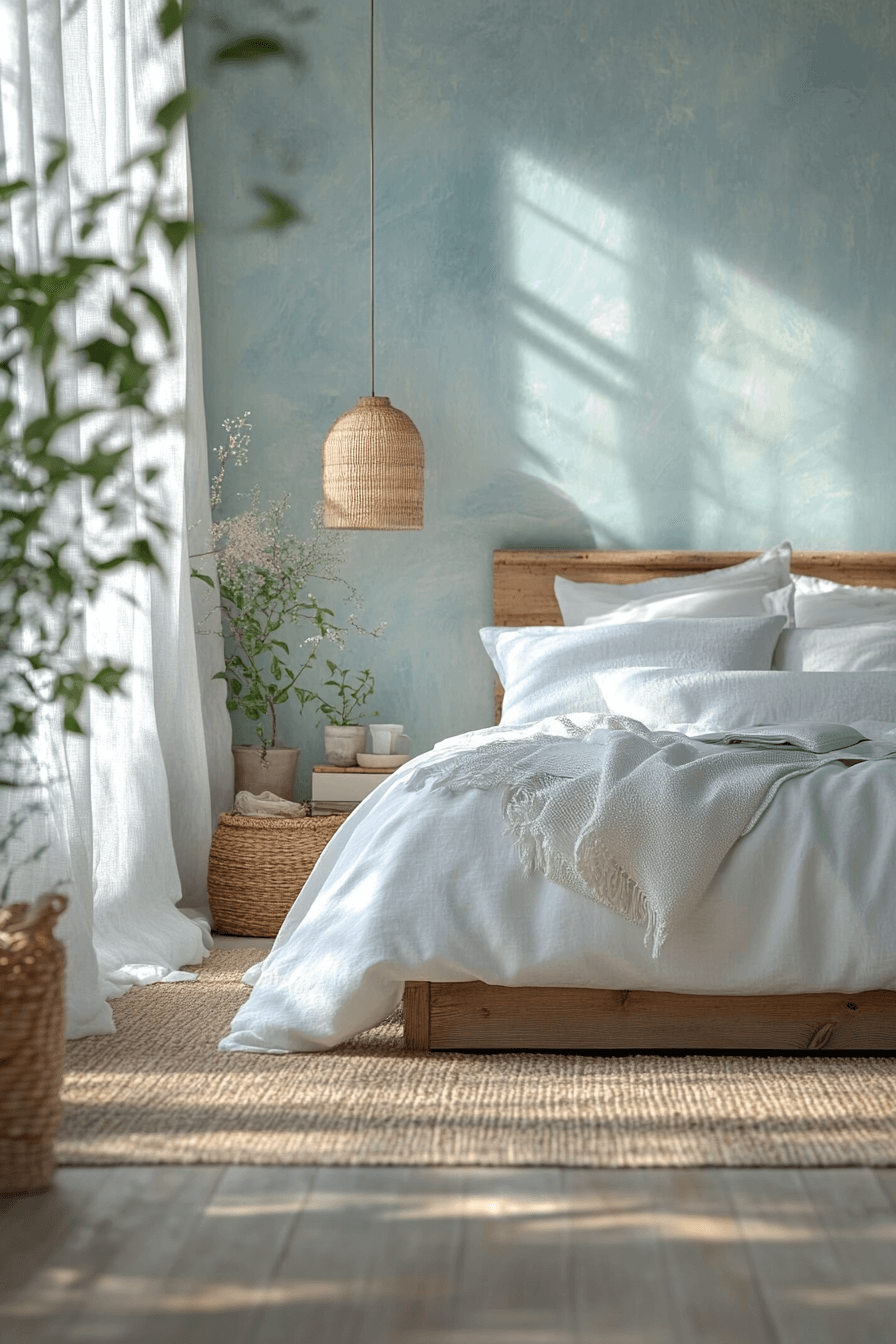 boho coastal bedroom