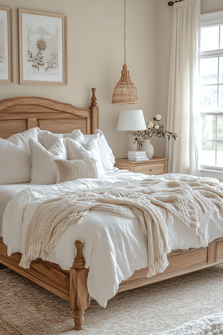 boho coastal bedroom