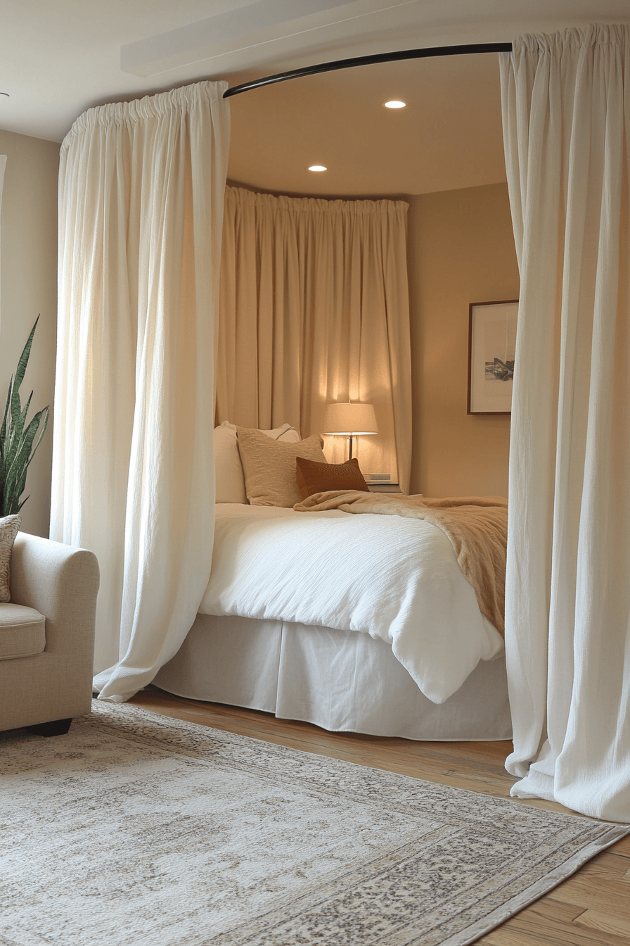 cozy studio apartment