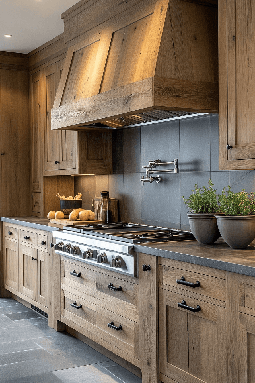 29 Rustic Wood Kitchen Cabinets That Celebrate Nature’s Beauty And ...