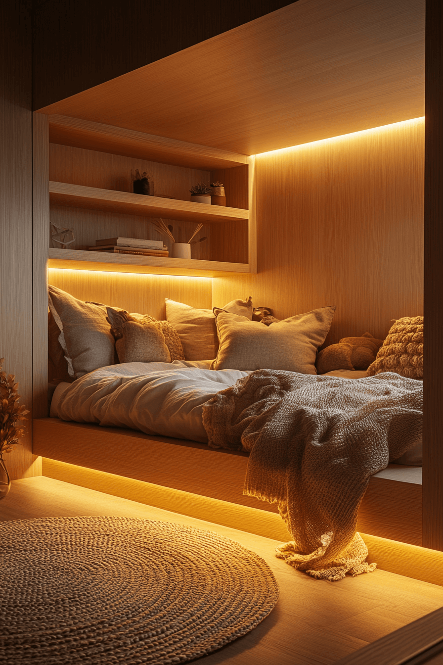 cozy studio apartment