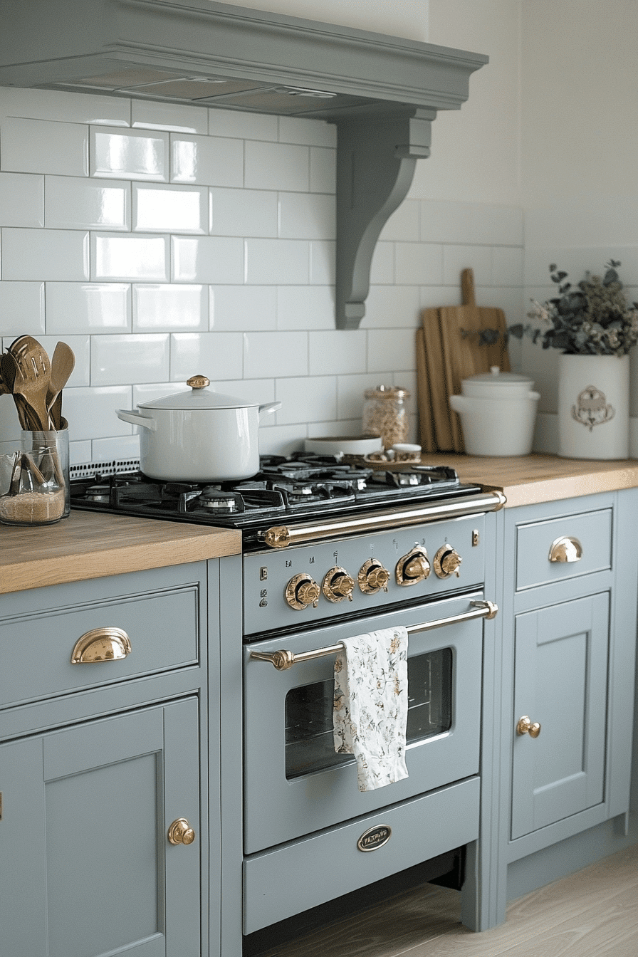 29 Blue Gray Kitchen Cabinets That Balance Serenity And Modern Style ...