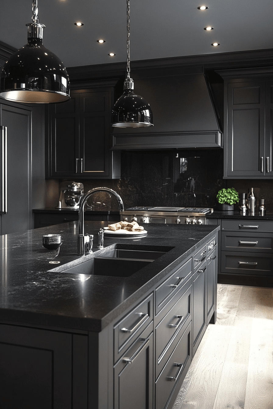 29 Dark Gray Kitchen Cabinets That Balance Bold Design With Classic ...