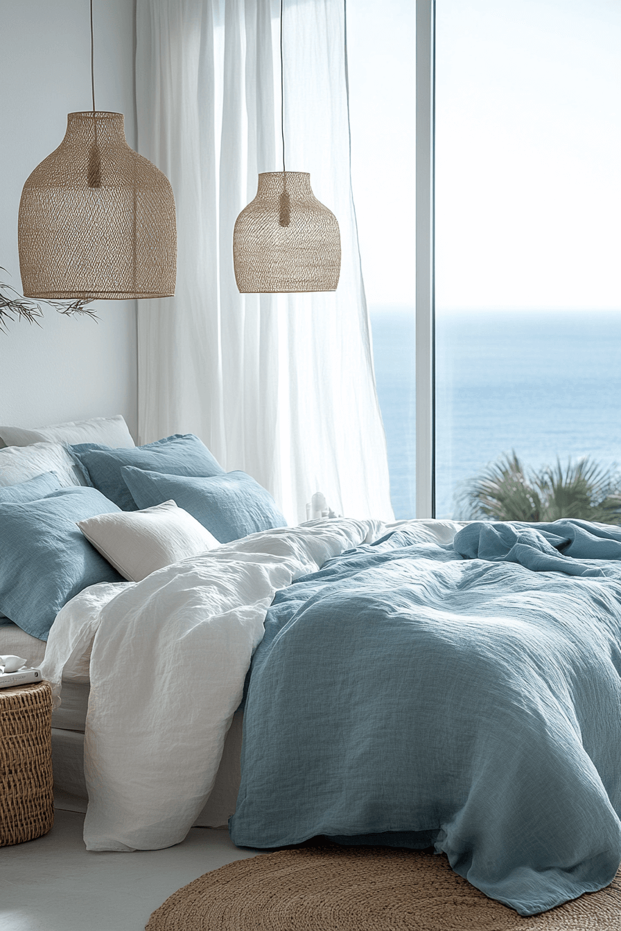 boho coastal bedroom