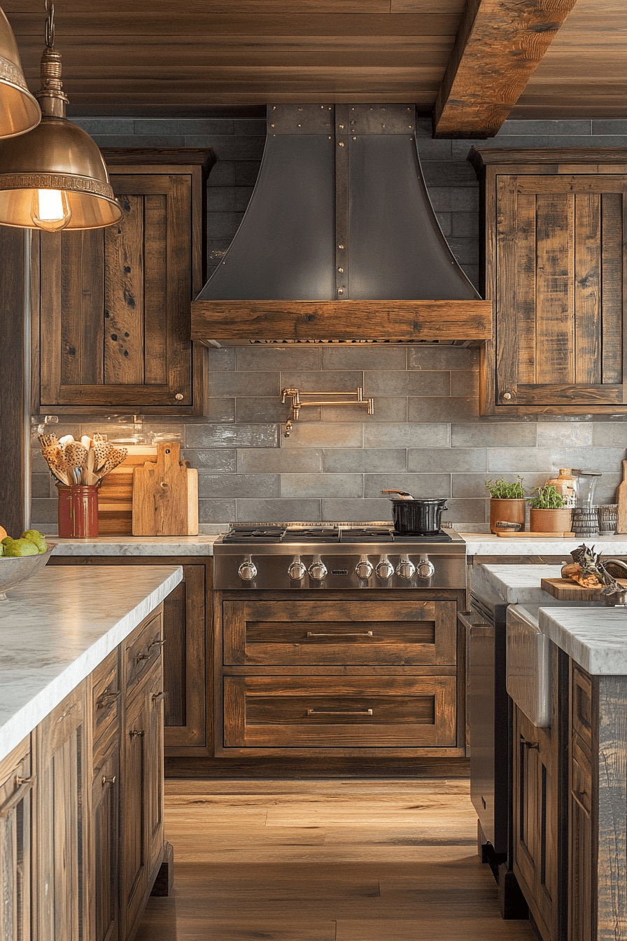 Rustic Rich 29 Rustic Wood Kitchen Cabinets That Celebrate Nature’s Beauty And ...