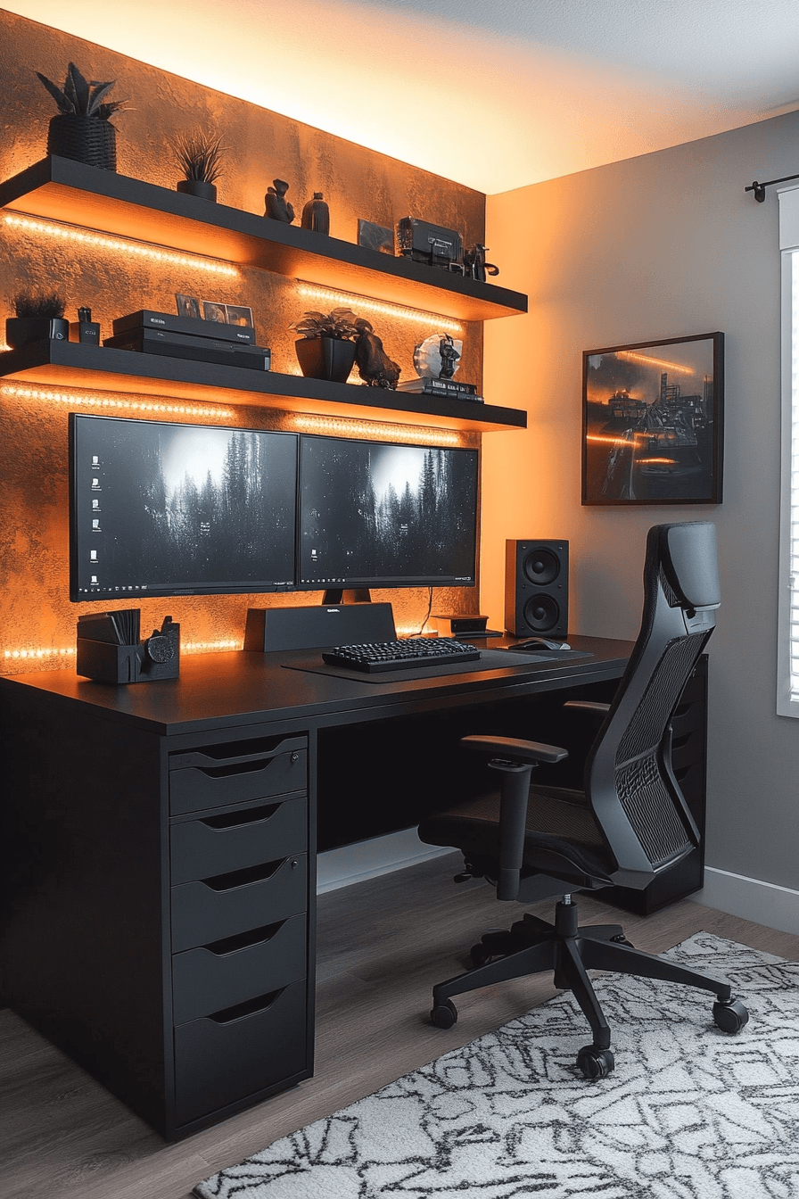 basement office