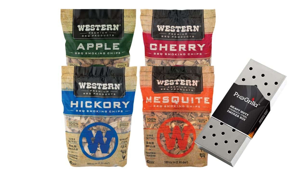 MIJIG Western BBQ Premium Wood Smoking Chips Variety