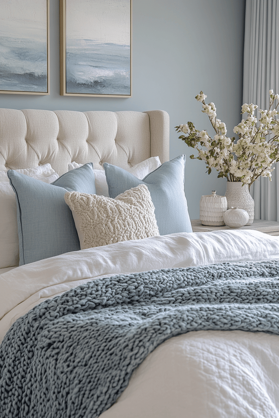 boho coastal bedroom