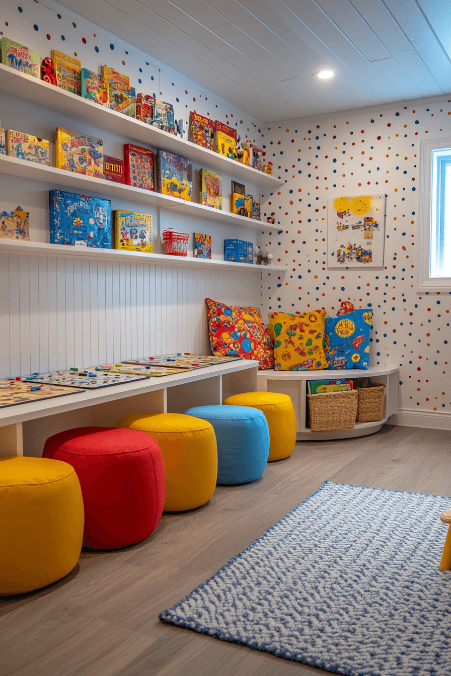 basement playroom