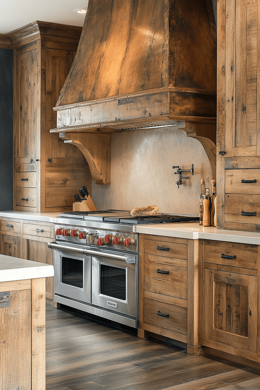 29 Rustic Wood Kitchen Cabinets That Celebrate Nature’s Beauty And ...