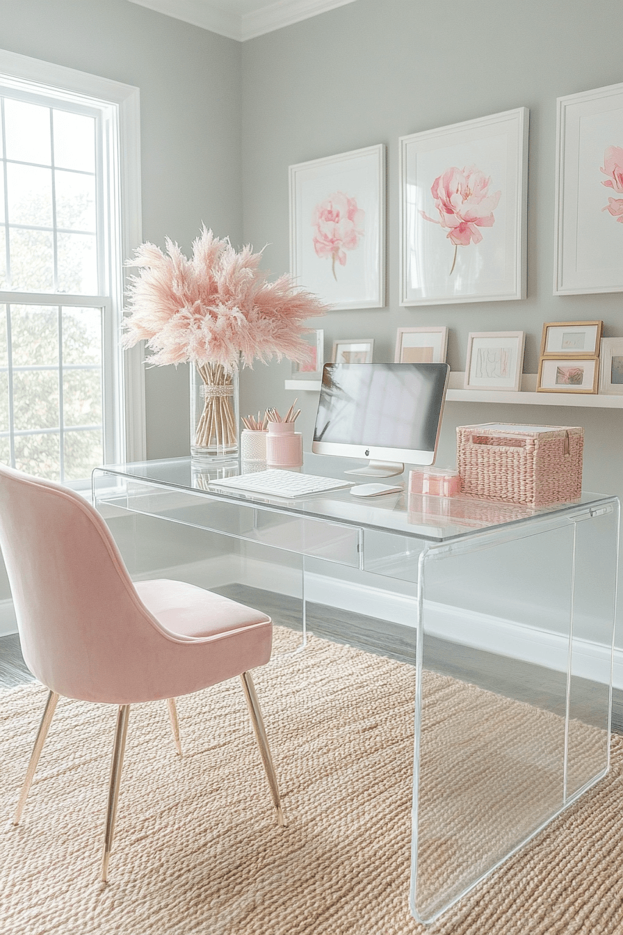 29 Feminine Office Spaces To Make Work Feel Beautiful And Empowering ...