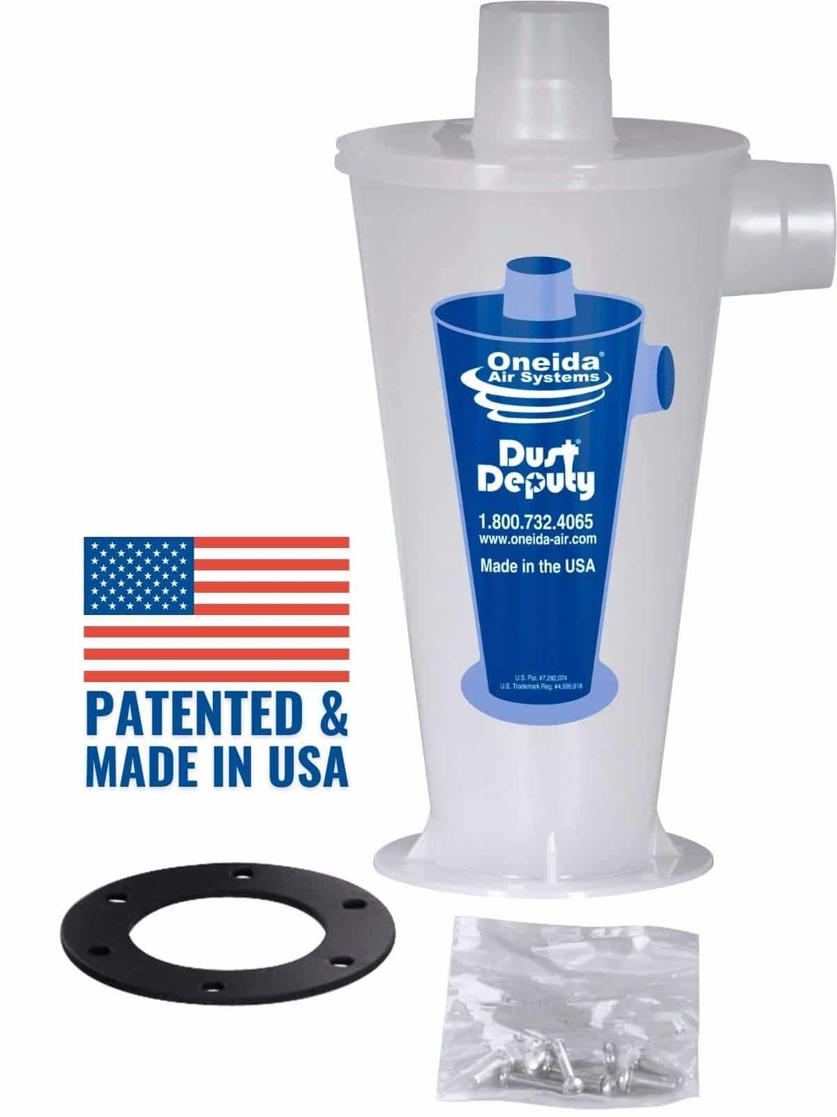 Oneida Air Systems Dust Deputy DIY Anti-Static Retrofit Cyclone Separator
