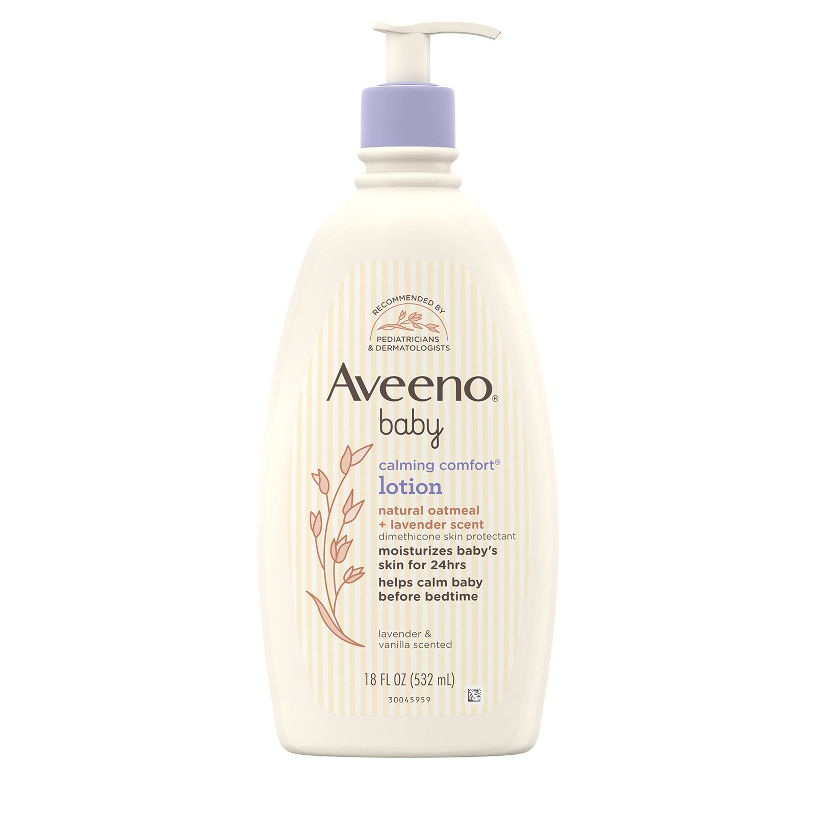 AVEENO BABY Calming Comfort Moisturizing Lotion with Relaxing Lavender & Vanilla Scents