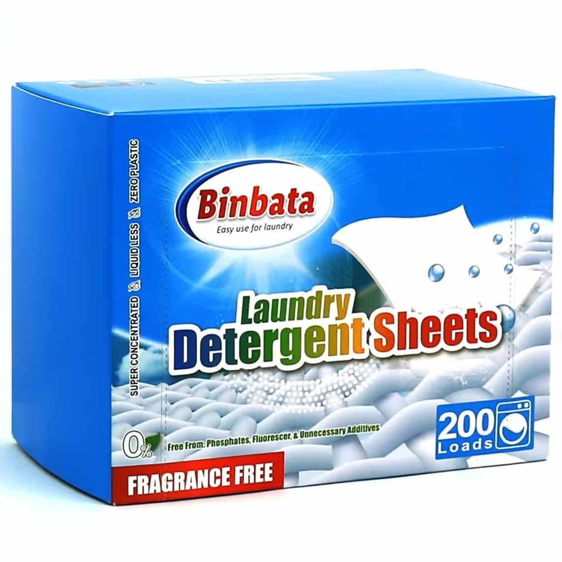 Binbata Laundry Detergent Sheets