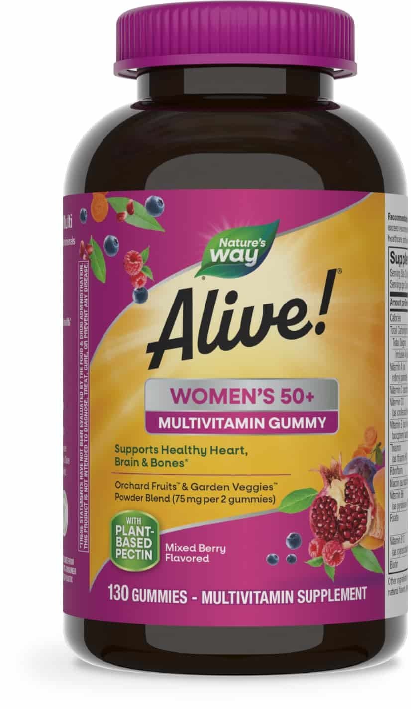 Nature's Way Alive! Women’s 50+ Daily Gummy Multivitamin