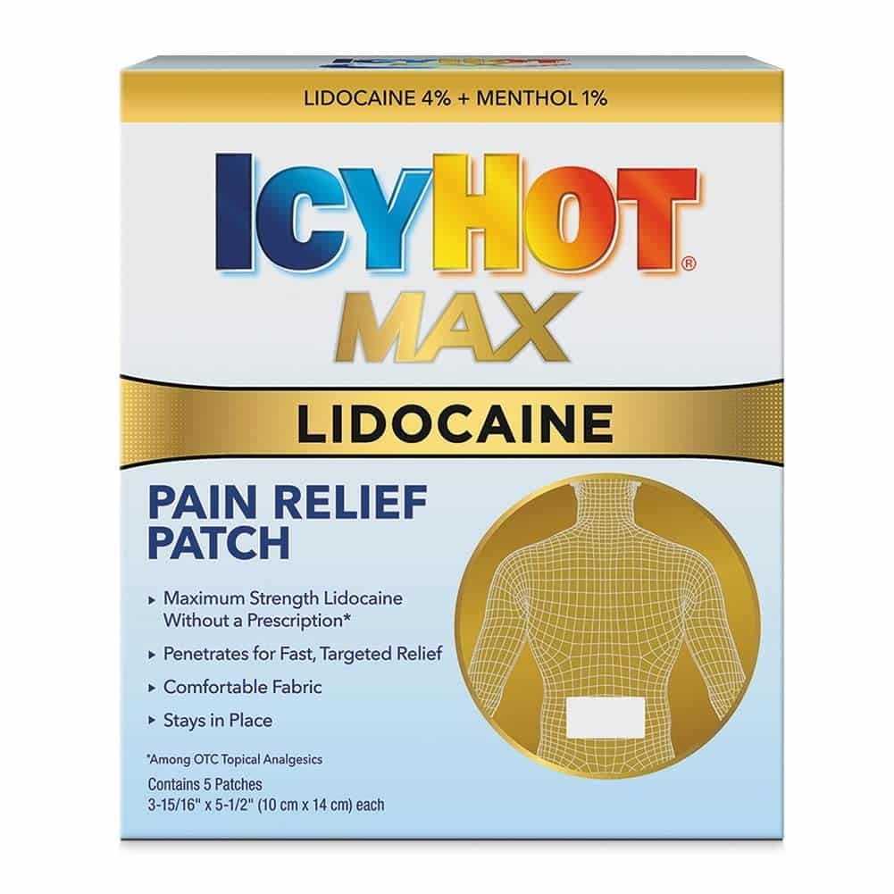 Icy Hot Max Strength Lidocaine Pain Relief Patch (5 Count)