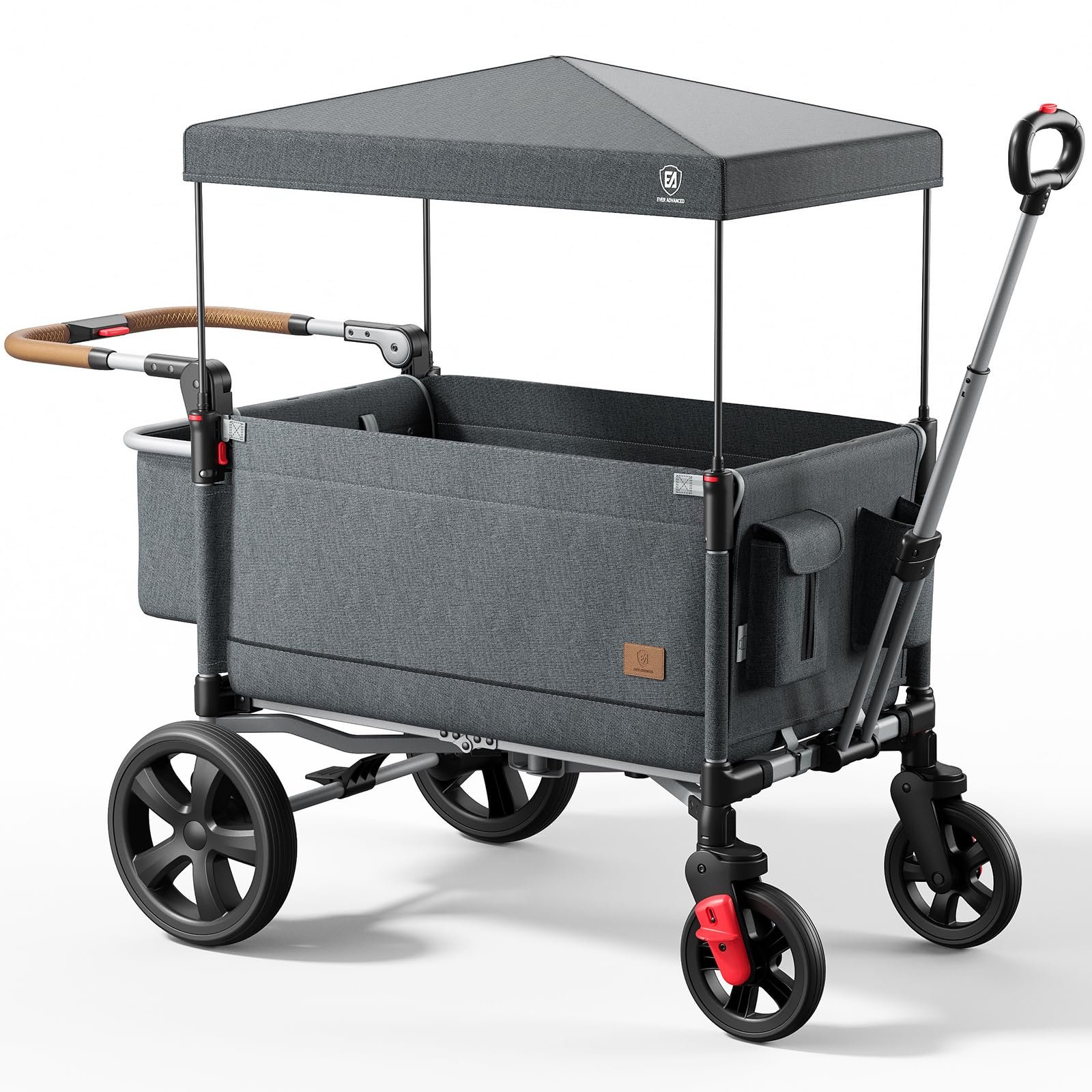 EVER ADVANCED Side-Unzip Wagon Stroller