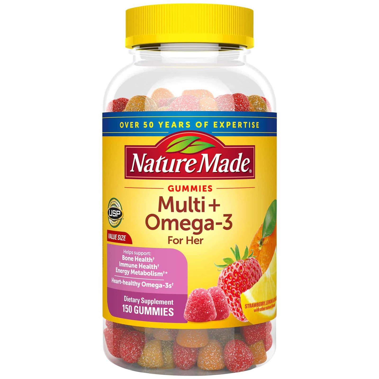 Nature Made Women's Multivitamin with Omega-3 Gummies