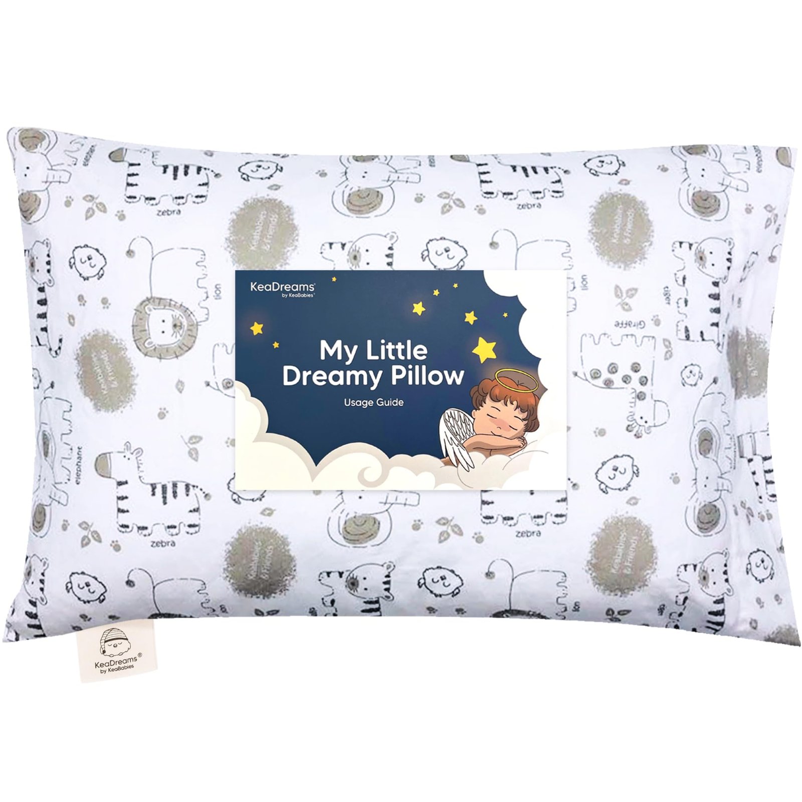 KeaBabies Toddler Pillow with Pillowcase